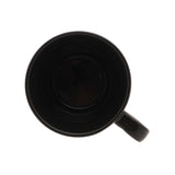 Xícara de Chá Cerâmica Empilhável Preto 210ml - Ela Decora