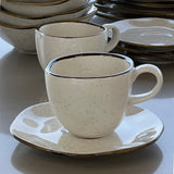 Xicara de Chá com Pires Maresia 220ml - Ela Decora