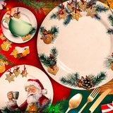 Xícara de Chá com Pires Natal Gingerbread Cerâmica 200ml - Ela Decora