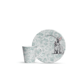 Xicara de Chá com Píres Páscoa Coelho Sweet Easter 200ml - Ela Decora