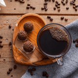 Xícara de Chá com Prato de Coração Madeira Teca - 190 ml - Ela Decora