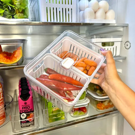 Como Organizar a Geladeira: Guia Prático com Organizadores Clear Fresh