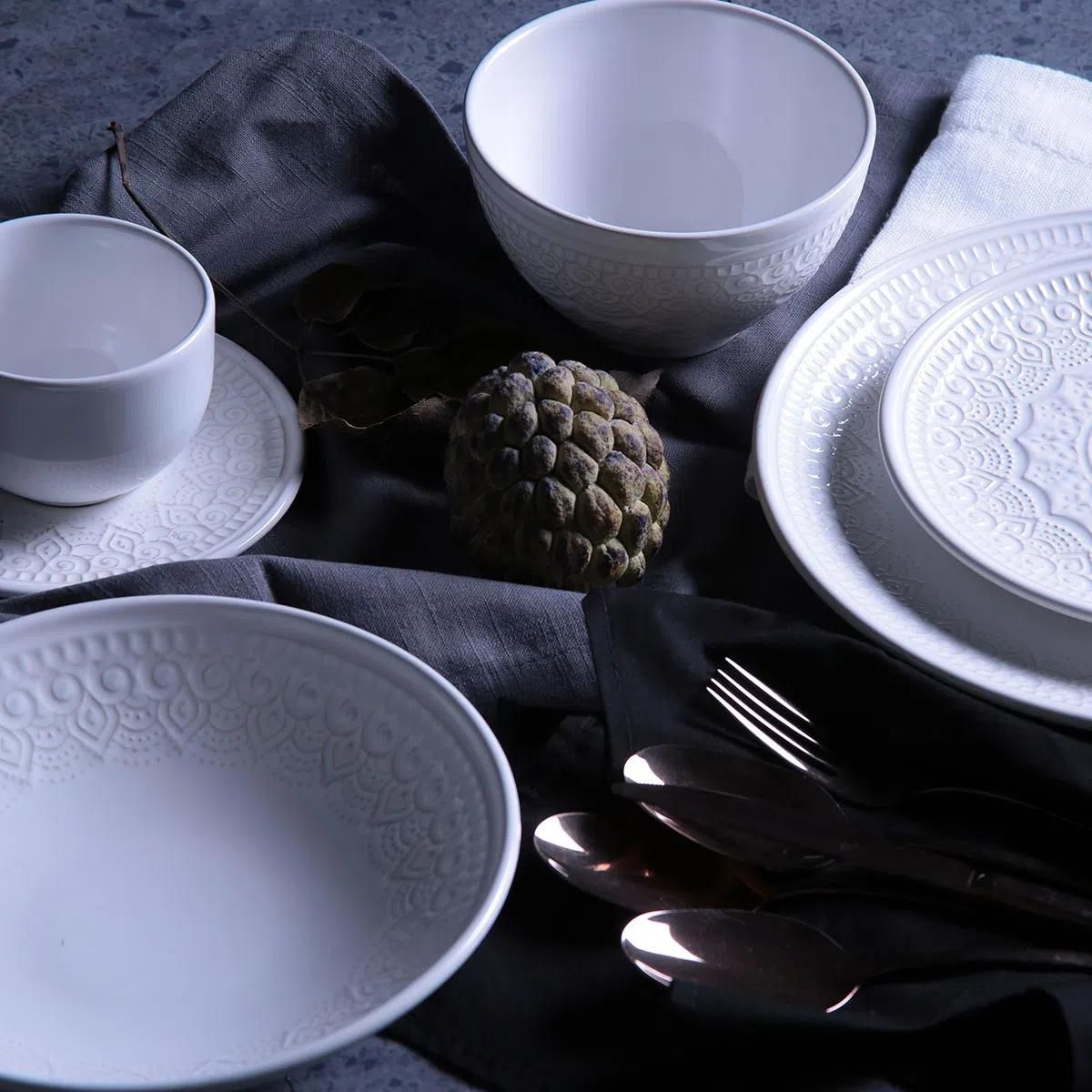 Prato Raso Agra Branco 27,5cm