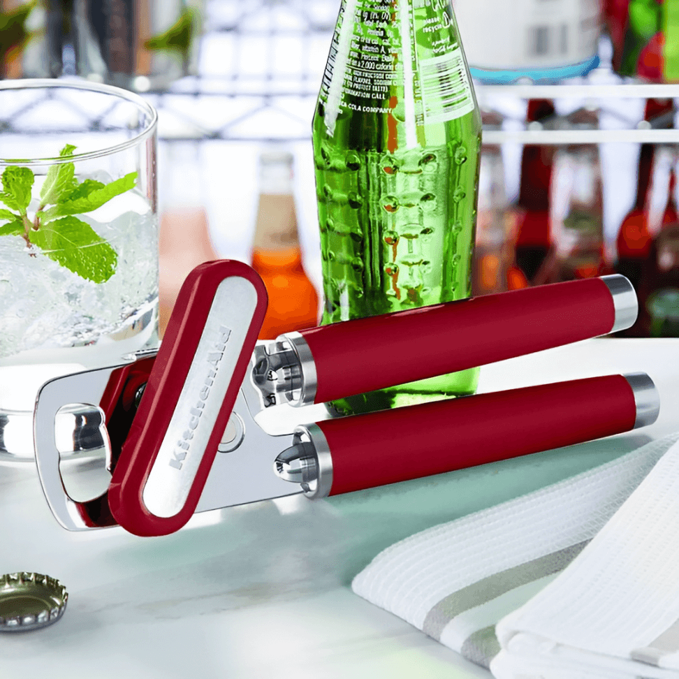 Abridor de Latas e Garrafas Clássico Vermelho KitchenAid