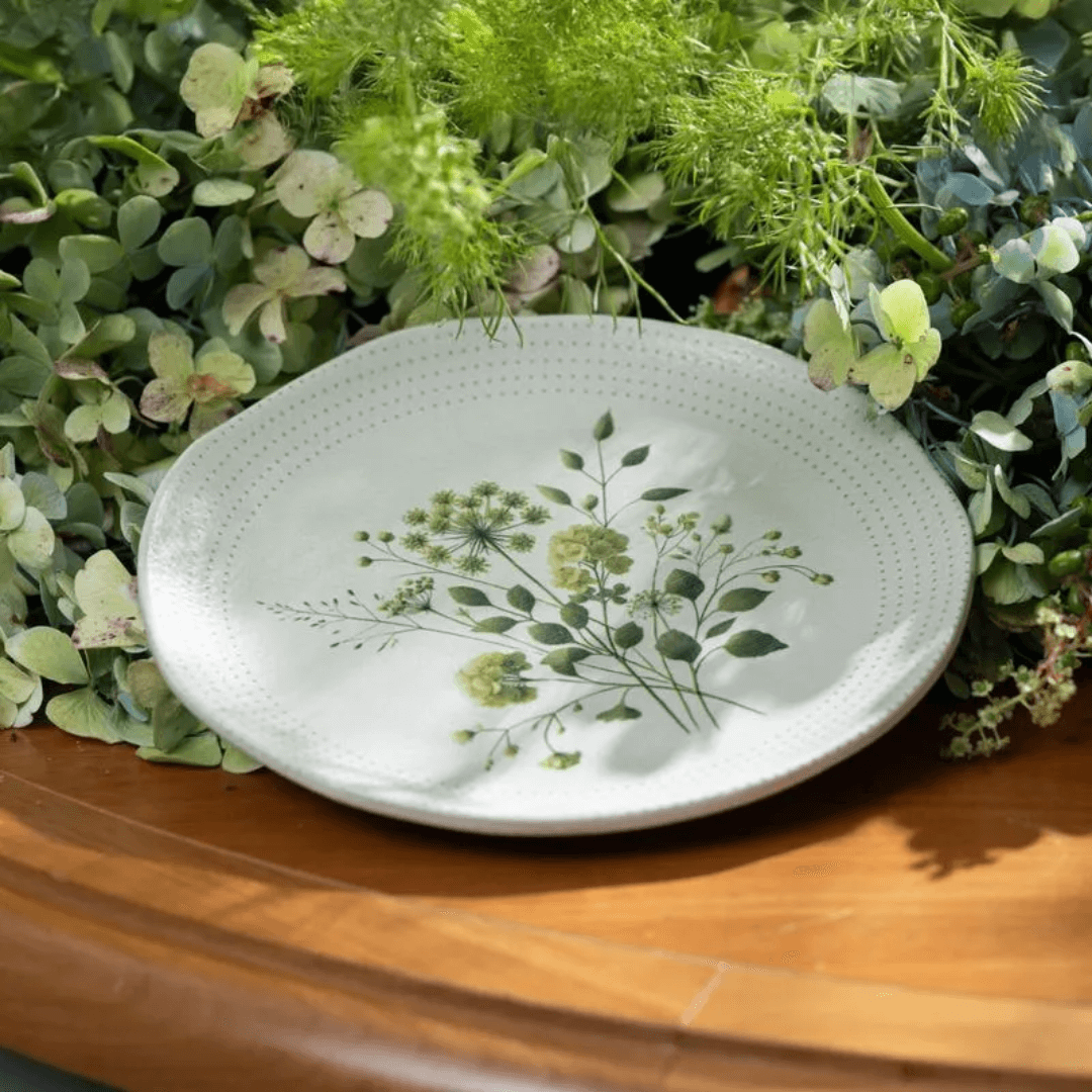 Prato de Sobremesa Orgânico Ammi 19,5cm