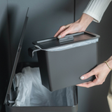 Cesta Lixeira Trium 4 Litros preta