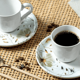 Jogo de 6 Xícaras de Café com Pìres Bio Encanto