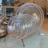 Organizador De Pratos Para Armário e Pia 18 Peças Rose Gold