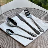 Faqueiro 24 Peças Sicilia em Aço Inox Preto