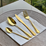 Faqueiro 24 Peças Sicilia em Aço Inox Dourado