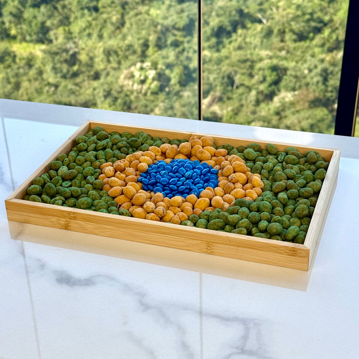 Bandeja em Bambu Nature 22cm X 14cm