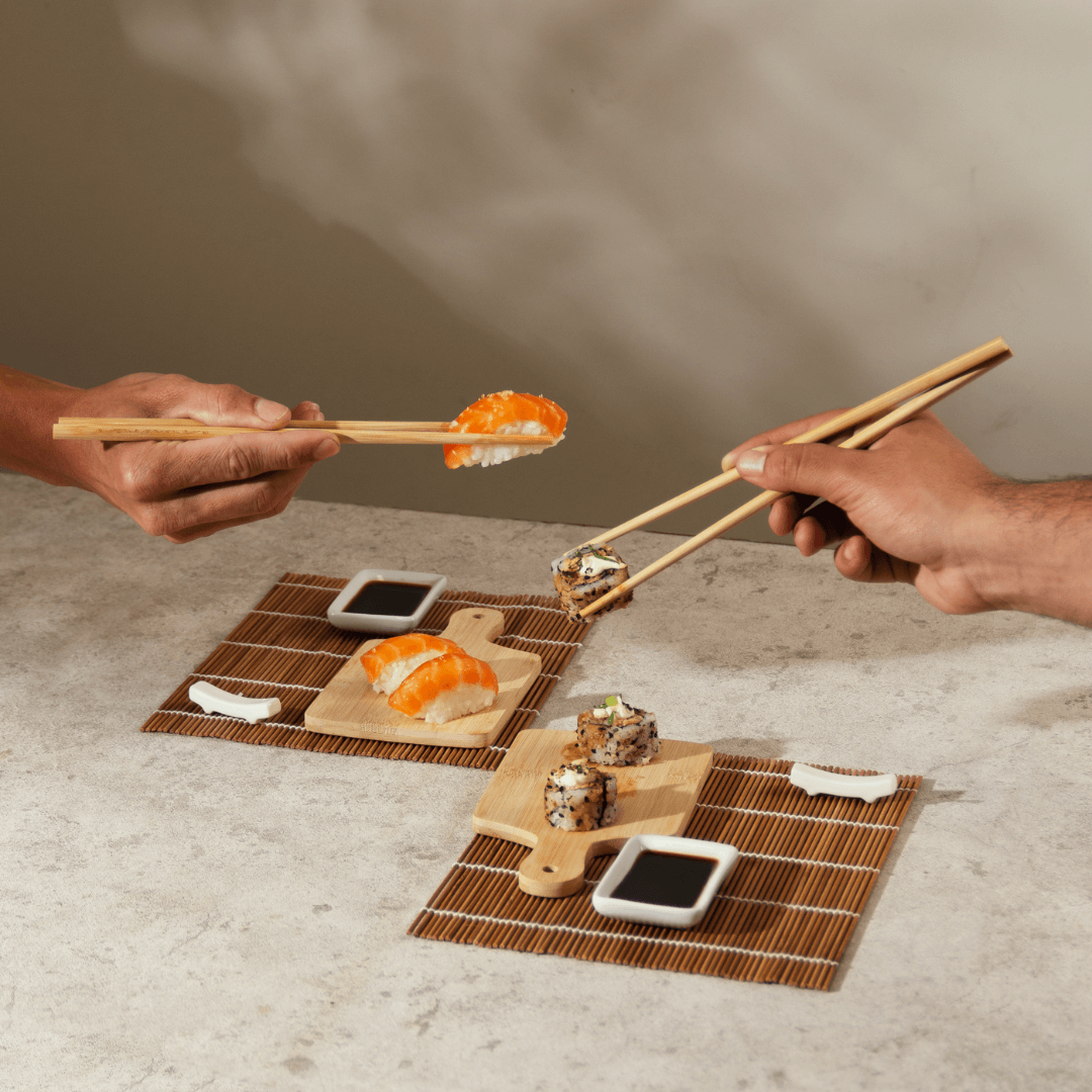 Kit para Sushi de Bambu Osaka 10 Peças