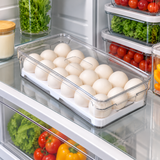 Organizador de Ovos Clear Fresh Natural 18 Ovos