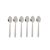 Jogo 6 Colheres para Café Viena Aço Inox 11cm