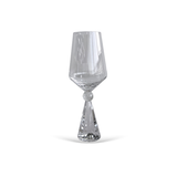 Jogo 6 Taças Base Cristal para Vinho Transparente 595ml 