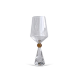 Jogo 6 Taças Base Cristal para Vinho Âmbar 595ml