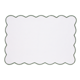 Jogo Americano Retangular Cloud Poliester Branco