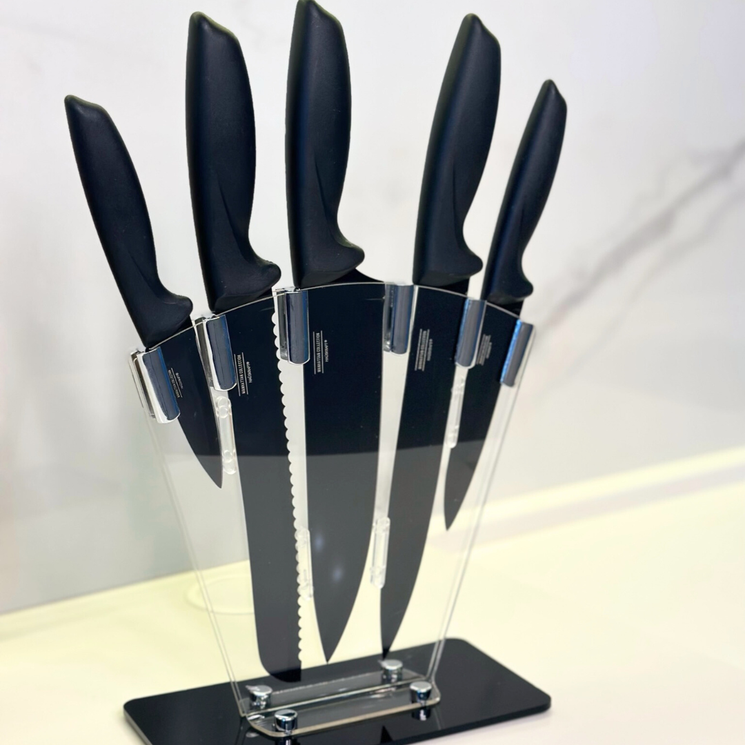 Suporte para facas para corte de pães, carnes e legumes