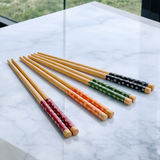 Jogo de Hashi 10 Peças Colorido 24cm