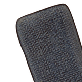 Travessa Retangular Média Juta Titanium 27cm