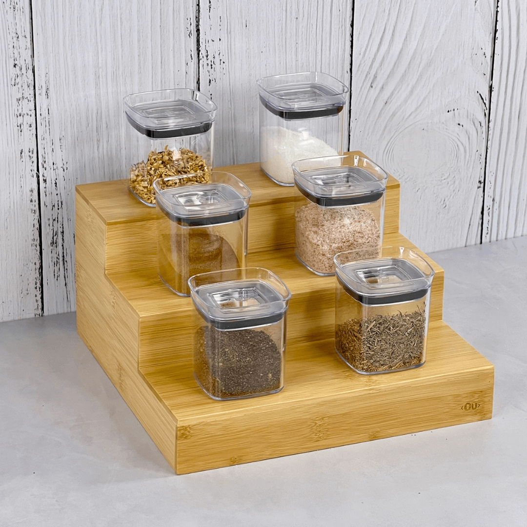 Organizador Multinivel Keep em Bambu 25cm x 13cm