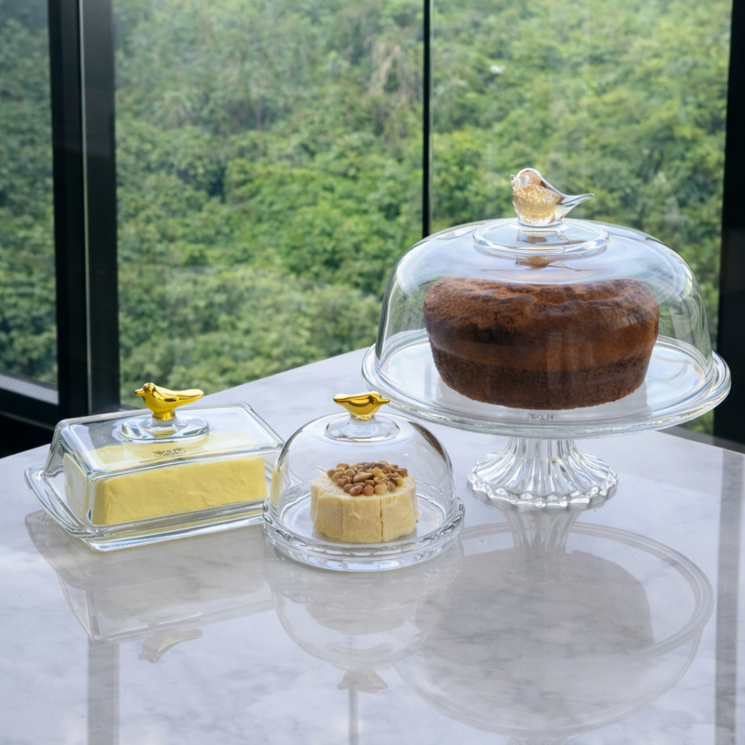 Kit Mesa Posta Golden Bird 3 Peças 