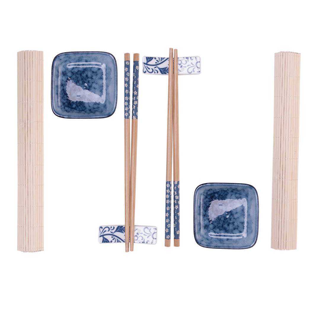 Jogo para Sushi em Bambu Koi 8 Peças