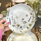 Prato de Sobremesa Orgânico Lavanda 19,5cm