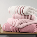 Toalha de Rosto Lumina em Algodão Rosa Retrô 80cm x 48cm Karsten