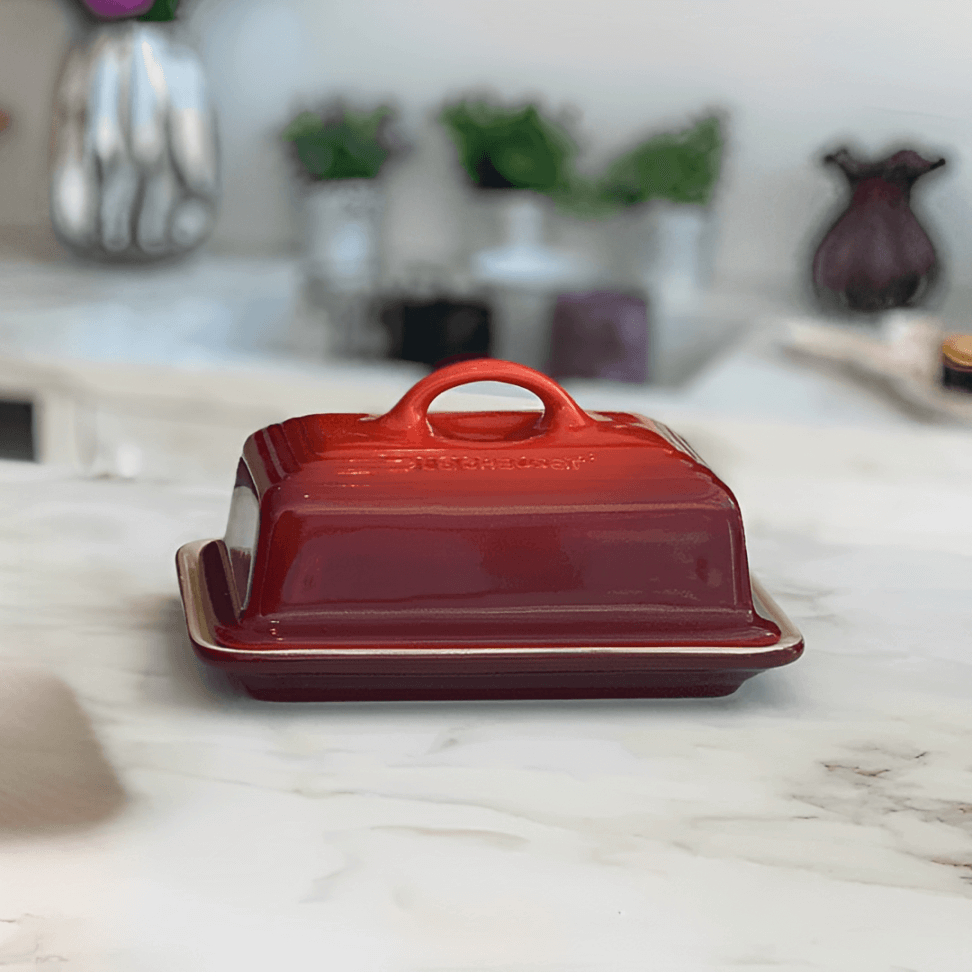 Manteigueira  Cerâmica Vermelha 17cm Le Creuset