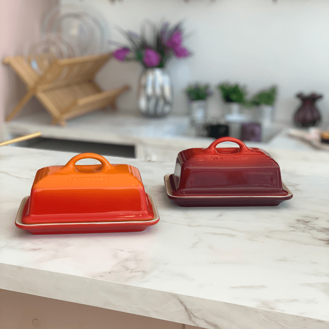 Manteigueira  Cerâmica Vermelha 17cm Le Creuset