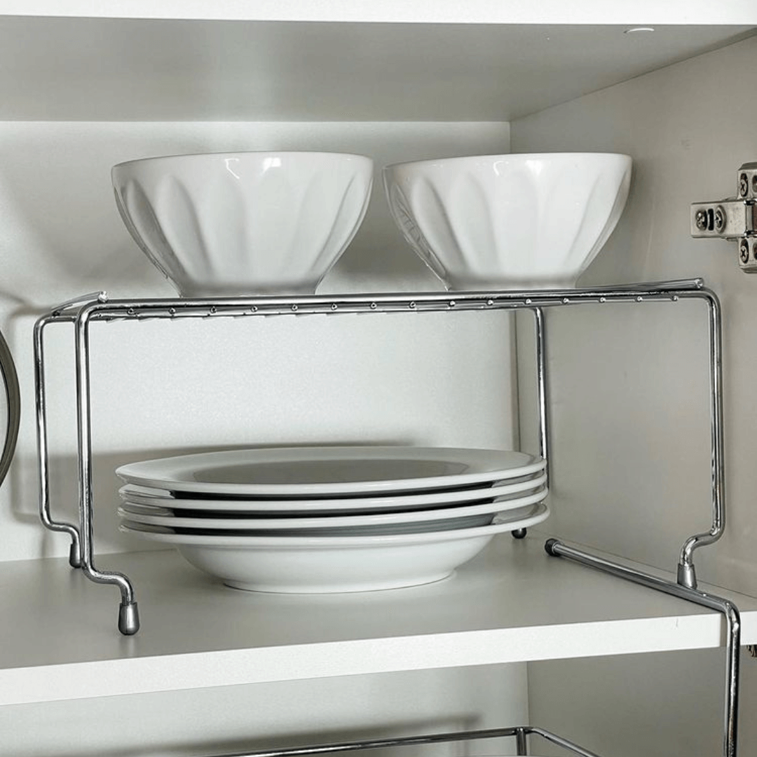 Organizador Retangular Componível Cromado - 32 cm
