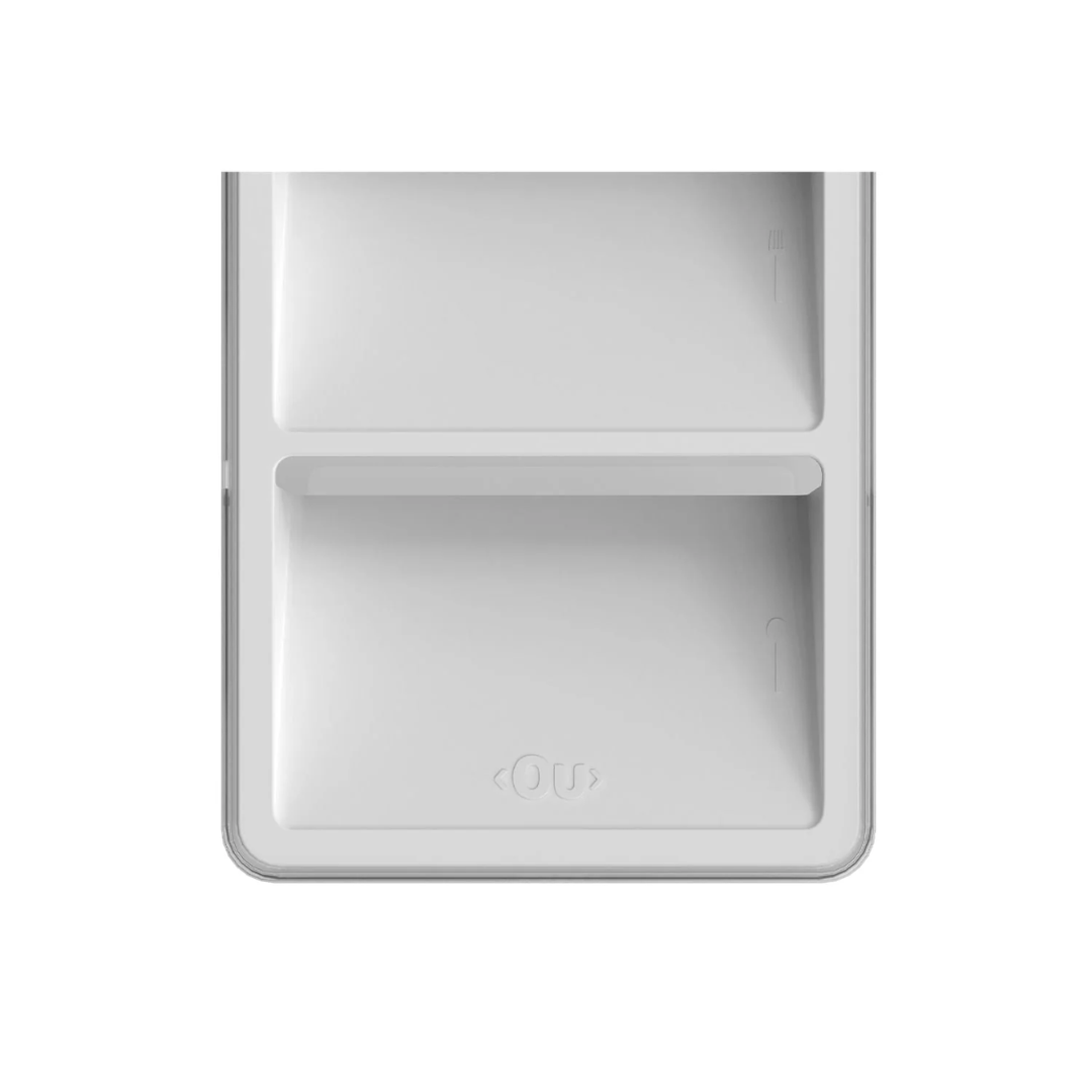 Organizador de Talheres Gaveta Clear Branco 37,5cm