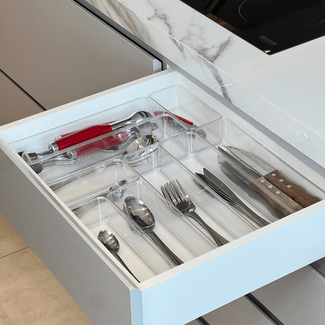 Organizador Encaixa Retangular Transparente 21,9cm