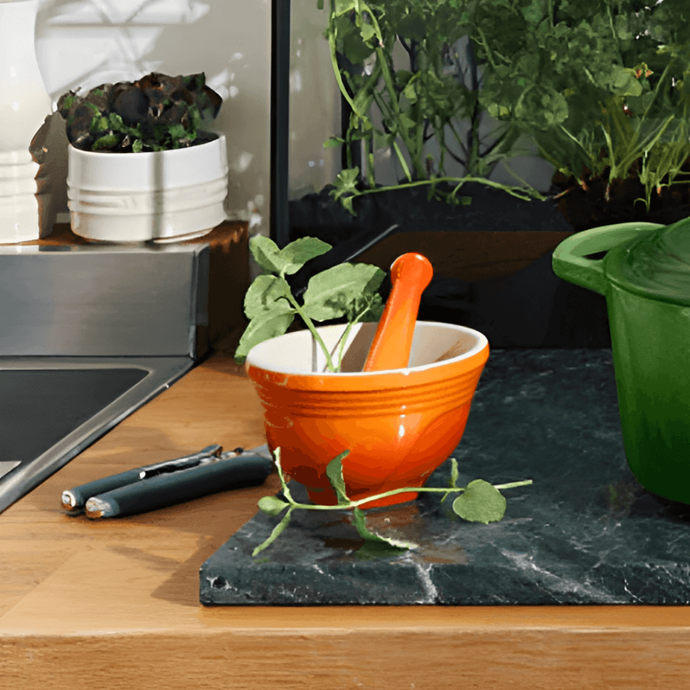 Pilão com Macerador Laranja 300ml Le Creuset