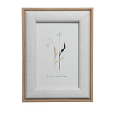 Porta Retrato em MDF e Vidro Branco 10cmx15cm