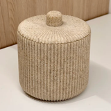 Pote Decorativo em Poliresina Areia 10,5cm
