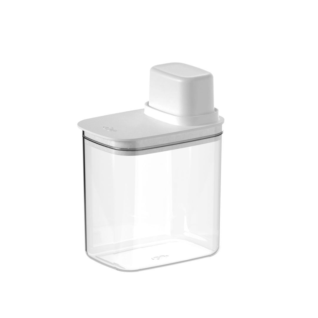 Pote Hermético com Medidor Drop Branco 1,5L