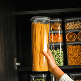 Pote Hermético Quadrado Duo Lock 2L