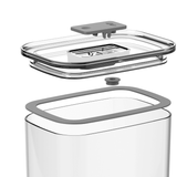 Pote Hermético Retangular Duo Lock 2,3L