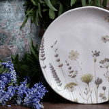 Prato de Sobremesa Orgânico Lavanda 19,5cm