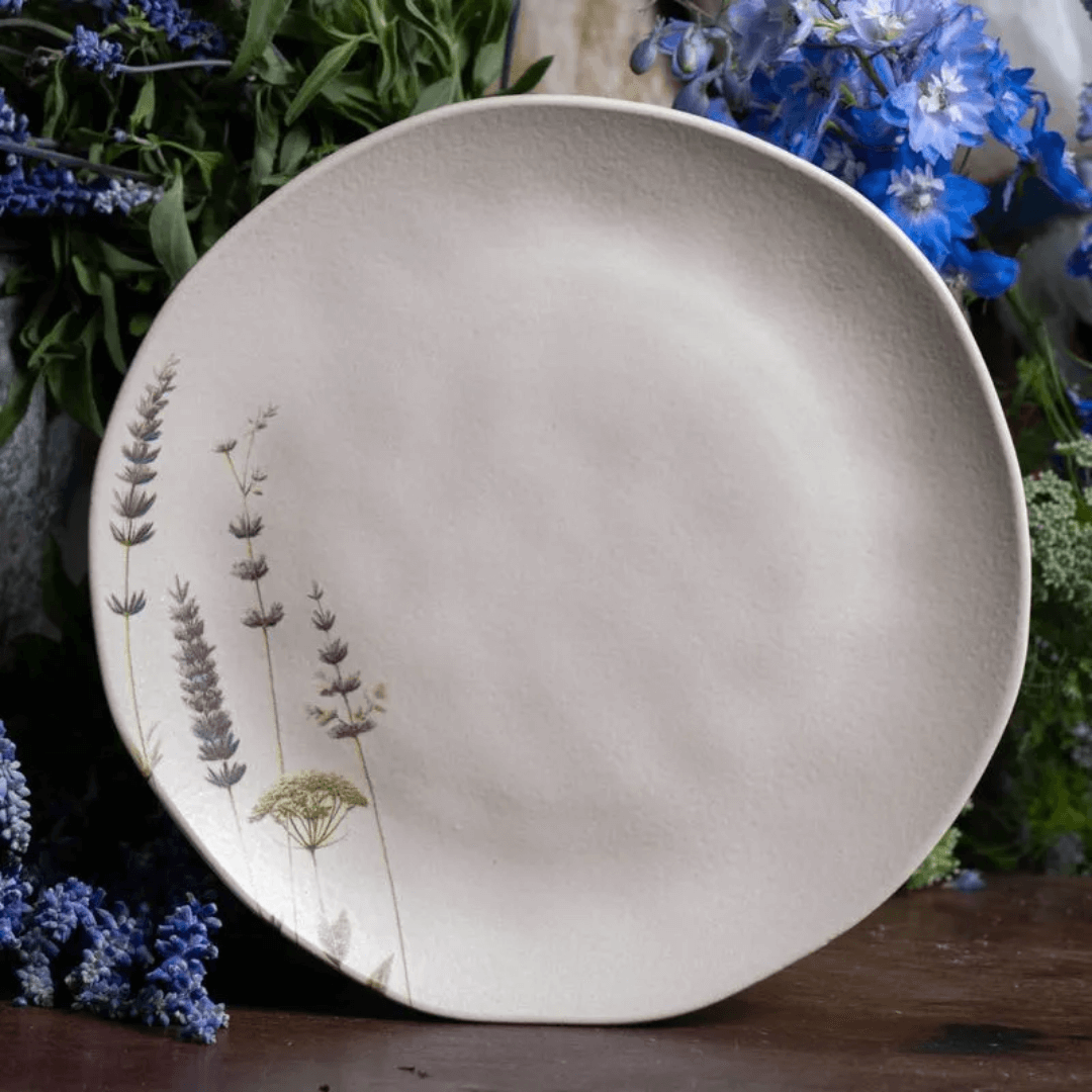 Prato Raso Orgânico Lavanda 26,5cm