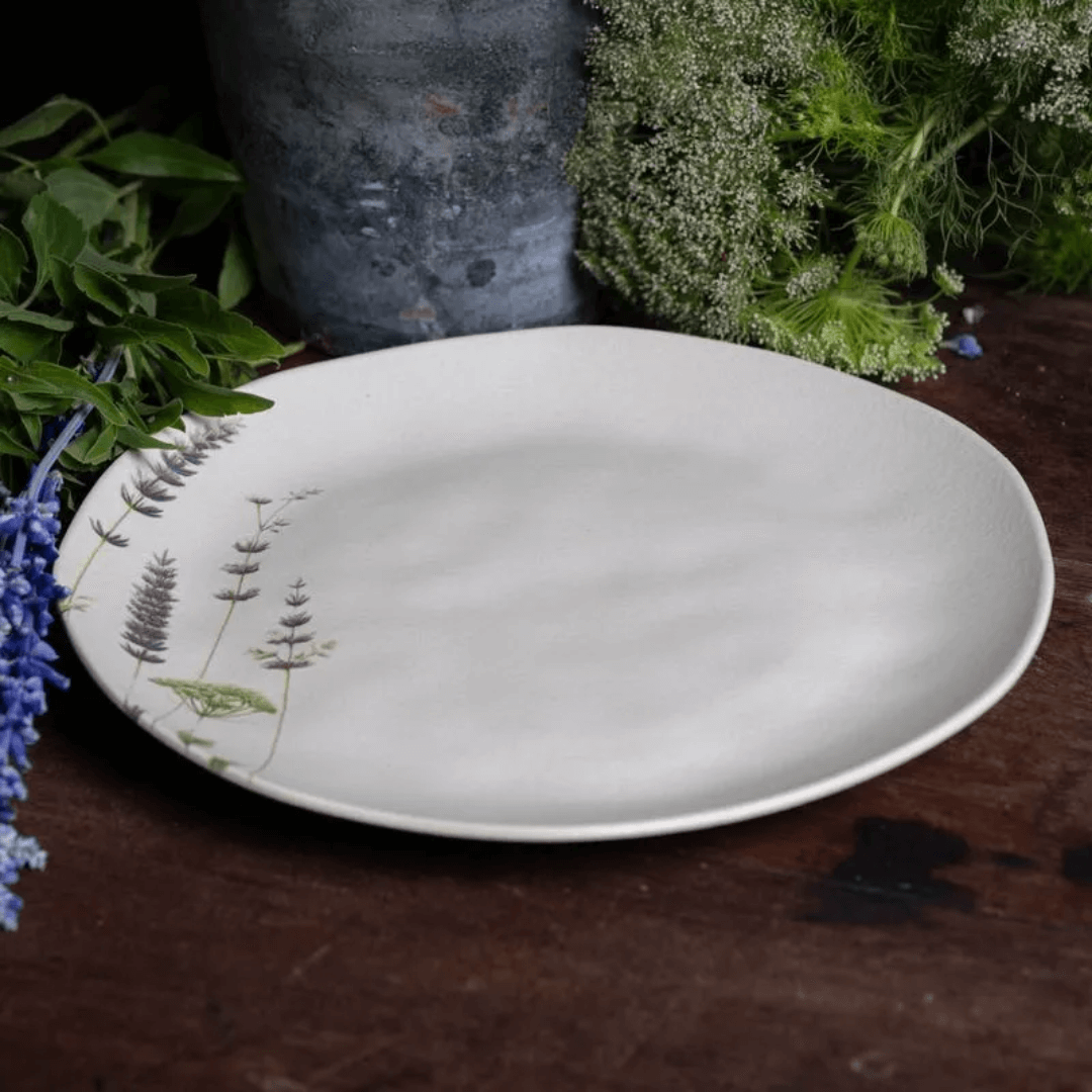 Prato Raso Orgânico Lavanda 26,5cm