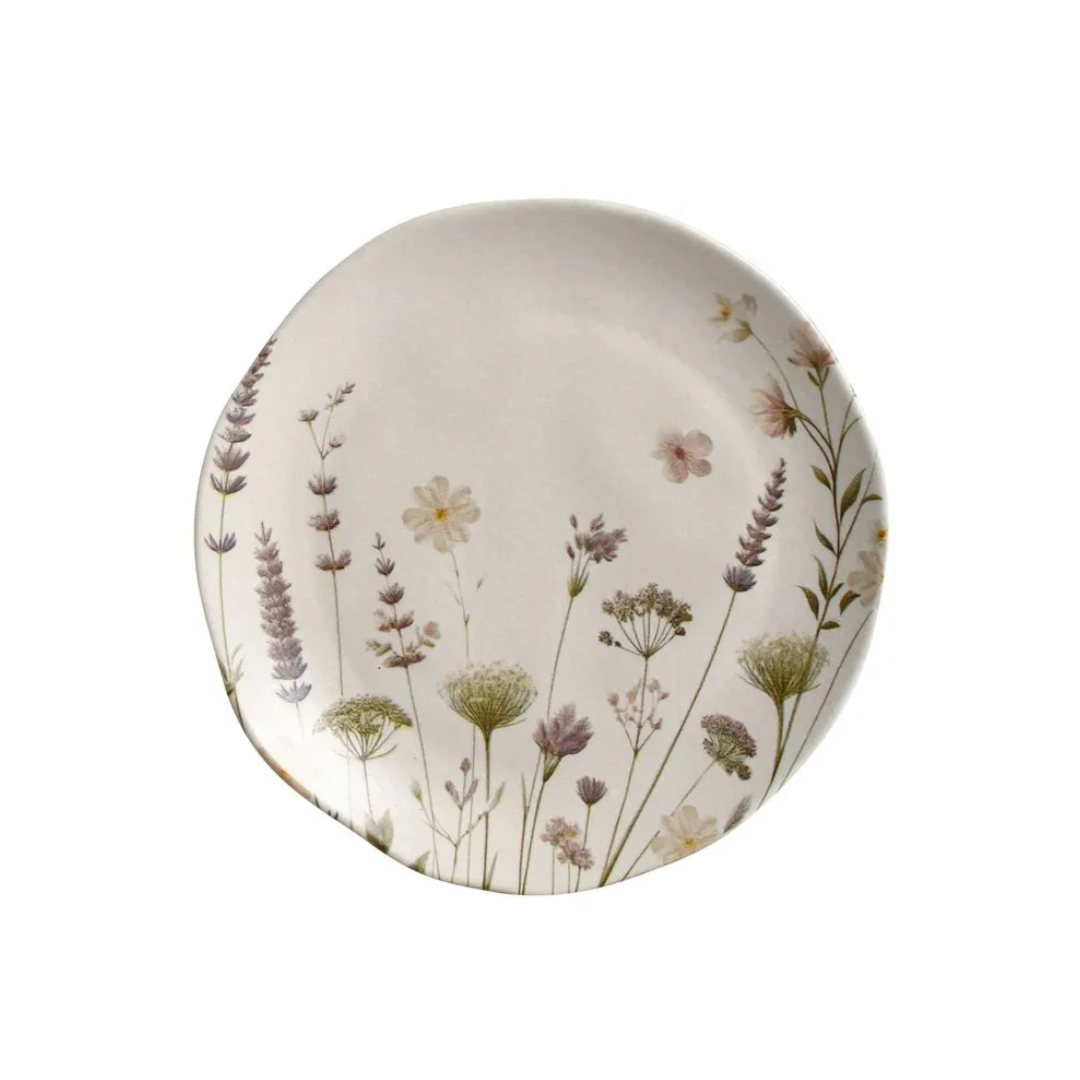 Prato de Sobremesa Orgânico Lavanda 19,5cm