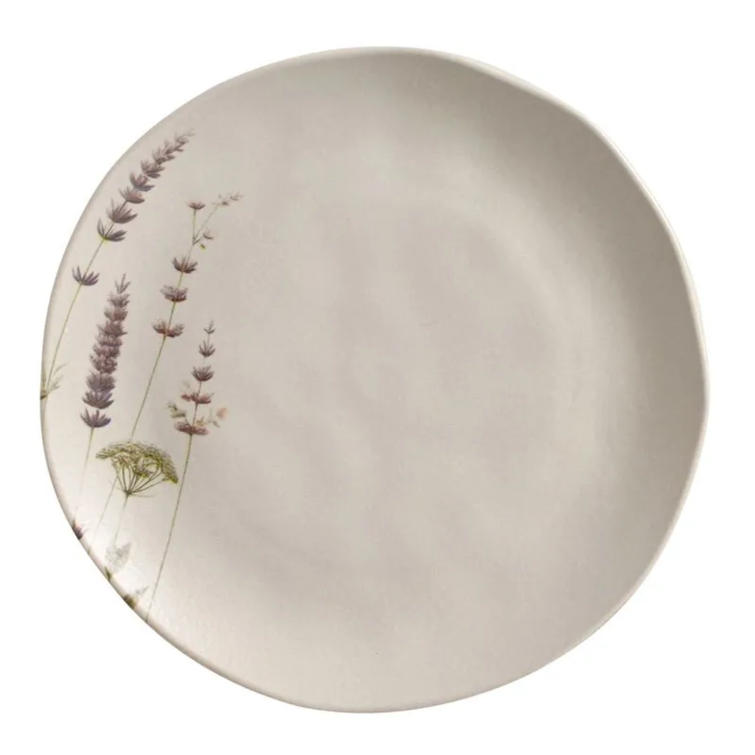 Prato Raso Orgânico Lavanda 26,5cm
