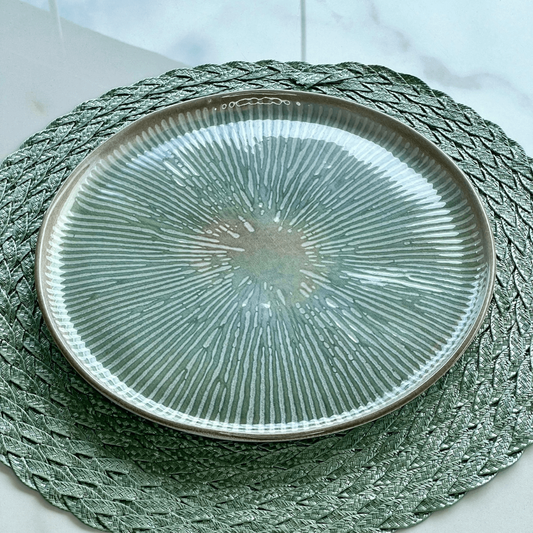 Prato Raso Bio Stoneware Evergreen 27,5cm