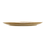 Prato de Sobremesa Dubai Preto e Dourado 21cm