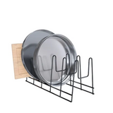 Suporte Organizador para Tampas Formas e Travessas Preto - 31 cm