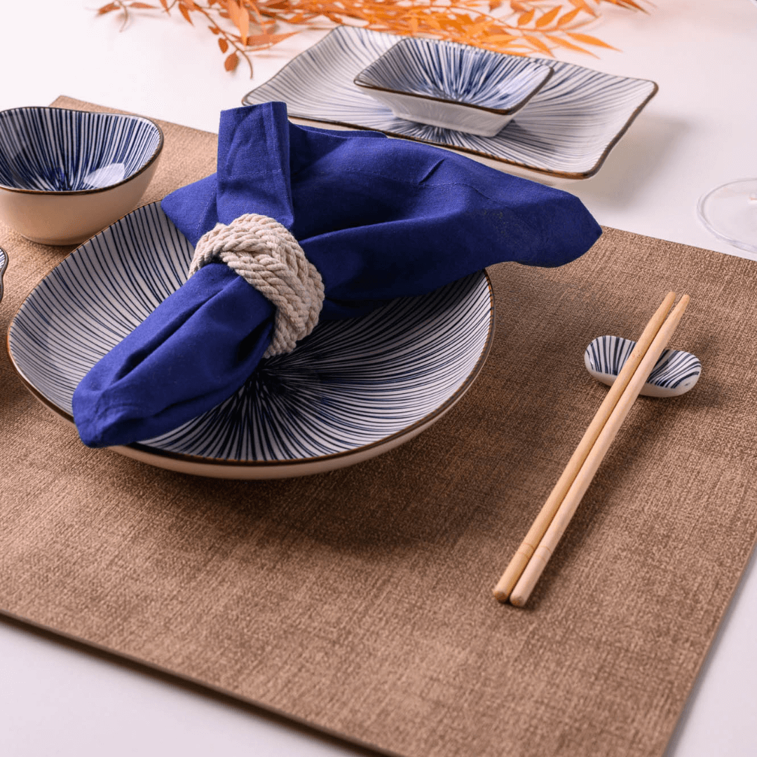 Jogo de Descanso para Hashi em Porcelana Koji 5cm 4 Peças