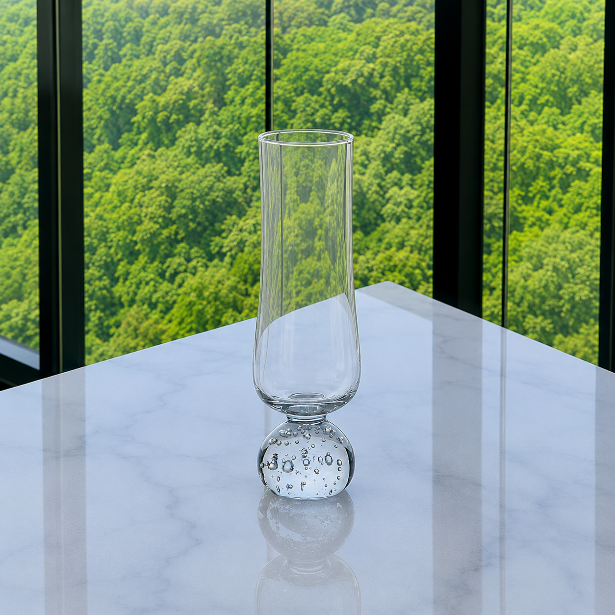 Taça Base Esfera para Champanhe Transparente 220ml 